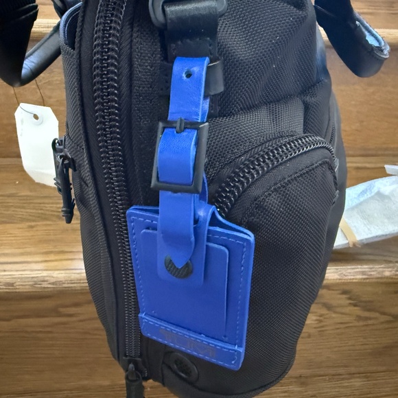 NWT TUMI Alpha Bravo Brooks Slim Brief Will Black Office Travel - Picture 3 of 16